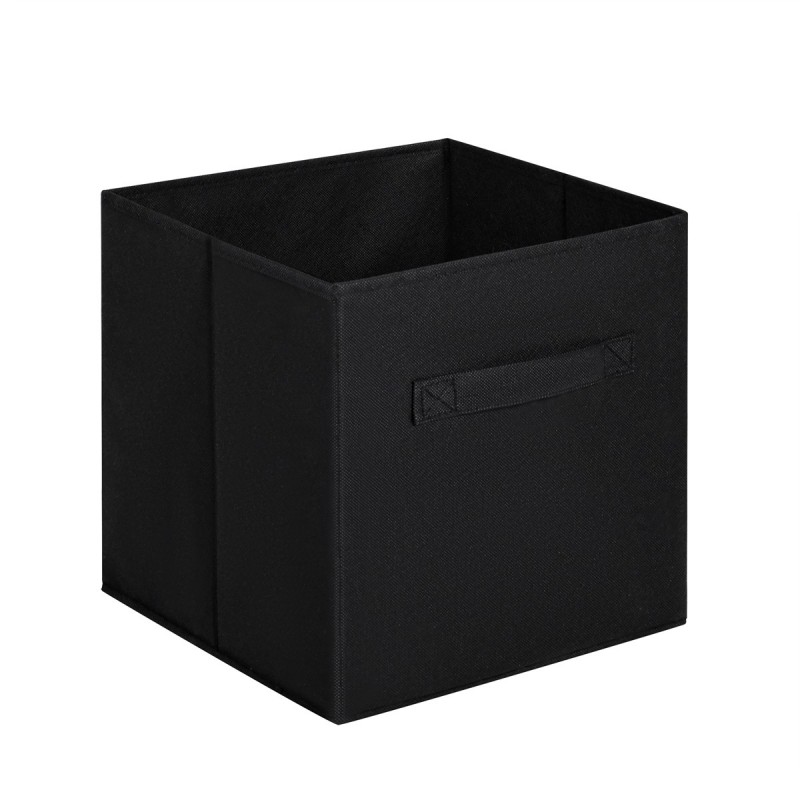 Set de TRES Cajas de Almacenamiento Plegable, 3X Cesta con 2 Asas, Cajón para Mantas Ropa, Cubo de Tela, Organizador