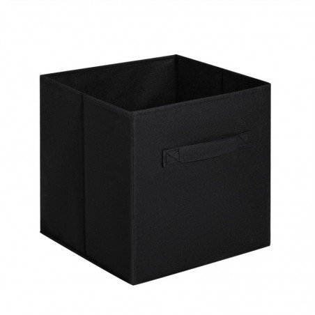 Set de TRES Cajas de Almacenamiento Plegable, 3X Cesta con 2 Asas, Cajón para Mantas Ropa, Cubo de Tela, Organizador