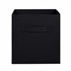 Set de TRES Cajas de Almacenamiento Plegable, 3X Cesta con 2 Asas, Cajón para Mantas Ropa, Cubo de Tela, Organizador