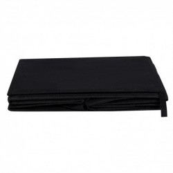 Set de TRES Cajas de Almacenamiento Plegable, 3X Cesta con 2 Asas, Cajón para Mantas Ropa, Cubo de Tela, Organizador