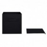 Set de TRES Cajas de Almacenamiento Plegable, 3X Cesta con 2 Asas, Cajón para Mantas Ropa, Cubo de Tela, Organizador