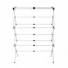 Tendedero Plegable Vertical y Extensible de 43 a 75 cm. 6 Niveles 11 Barras, Ligero, Robusto y Estable, metálico. Ropa