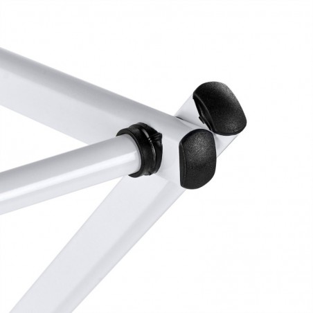 Tendedero Plegable Vertical Extensible T-LOVENDO 43-75 cm - 6 Niveles con 11 Barras Metálicas Robusto, Antideslizante y Compacto