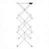 Tendedero Plegable Vertical y Extensible de 43 a 75 cm. 6 Niveles 11 Barras, Ligero, Robusto y Estable, metálico. Ropa