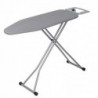 Tabla de Planchar Plegable con Soporte de Plancha Antideslizante | Estructura metálica Ajustable en Altura | Ligera