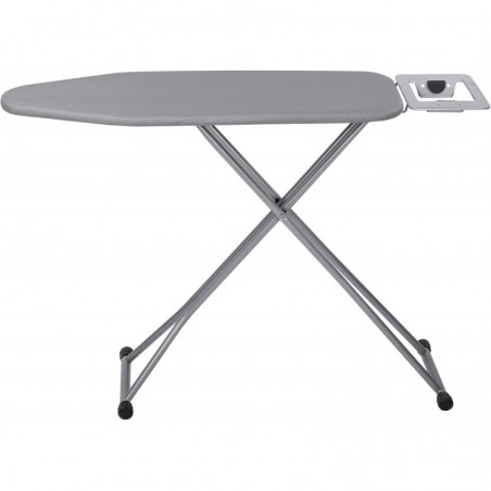 Tabla de Planchar Plegable con Soporte de Plancha Antideslizante | Estructura metálica Ajustable en Altura | Ligera