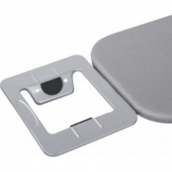 Tabla de Planchar Plegable con Soporte de Plancha Antideslizante | Estructura metálica Ajustable en Altura | Ligera