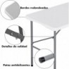 Mesa plegable camping portátil, jardín, catering Auxiliar y Rectangular 122x61cm Hasta 120kg de carga. Interior exterior