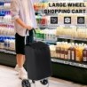 Carro de Compra Plegable 2 Ruedas Grandes | Carrito de la Compra Ligero con Bolsa Impermeable y Desmontable | Hasta 25kg