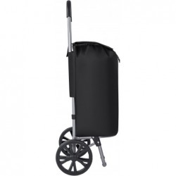 Carro de Compra Plegable 2 Ruedas Grandes | Carrito de la Compra Ligero con Bolsa Impermeable y Desmontable | Hasta 25kg