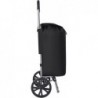 Carro de Compra Plegable 2 Ruedas Grandes | Carrito de la Compra Ligero con Bolsa Impermeable y Desmontable | Hasta 25kg