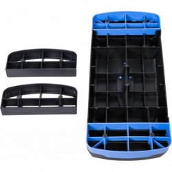 Plataforma Step aeróbic fitness en casa regulable en 2 alturas de 68 x 28 x 10/15 cm, base antideslizante, ideal piernas