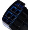 Plataforma Step aeróbic fitness en casa regulable en 2 alturas de 68 x 28 x 10/15 cm, base antideslizante, ideal piernas