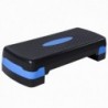 Plataforma Step aeróbic fitness en casa regulable en 2 alturas de 68 x 28 x 10/15 cm, base antideslizante, ideal piernas