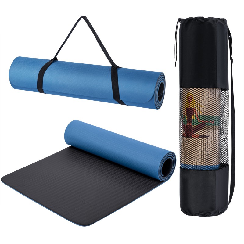 Esterilla de Yoga Antideslizante con Funda y Correa | Colchoneta de TPE Ecológico Reciclable y sin latex para Pilates