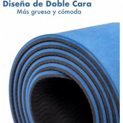 Esterilla de Yoga Antideslizante con Funda y Correa | Colchoneta de TPE Ecológico Reciclable y sin latex para Pilates