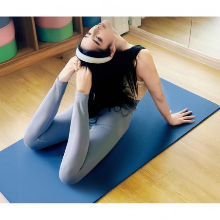 Esterilla de Yoga Antideslizante de TPE Ecológico con Funda y Correa - Colchoneta Reversible para Pilates y Fitness 183x61 cm