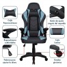 SILLA GAMING 5925 - GREY - WHITE