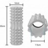 Rodillo de Espuma para Masajes Musculares | Foam Roller Texturizado para Espalda, Piernas y Yoga | Liberación Miofascial