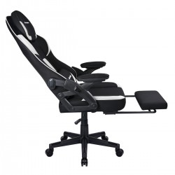 SILLA GAMING 5982 BLACK-WHITE