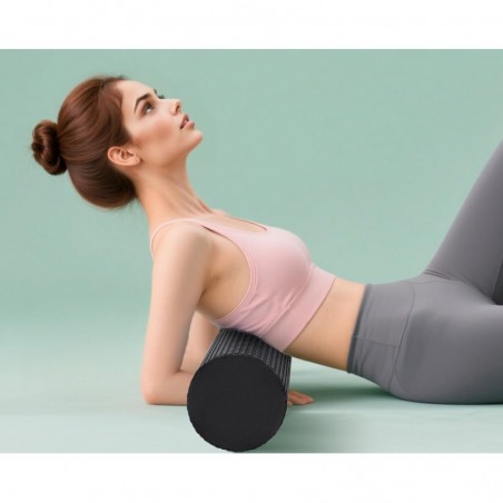 Rodillo de Espuma de Alta Densidad para Masaje Muscular y Liberación Miofascial - Foam para Yoga, Pilates y Rehabilitación