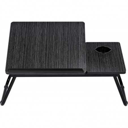 Mesa Reclinable para Cama y Sofá con 5 Niveles y Portavasos - Bandeja Plegable para Ordenador
