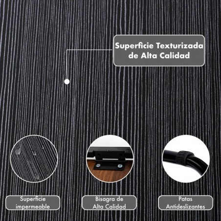 Mesa Reclinable para Cama y Sofá con 5 Niveles y Portavasos - Bandeja Plegable para Ordenador