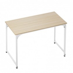 Mesa Escritorio 80x40 cm Estructura Metálica Reforzada - Escritorio Moderno Minimalista para Ordenador y Oficina en Casa