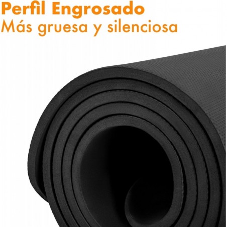 Esterilla de Yoga Antideslizante de EVA con Funda y Correa - Colchoneta Ecológica para Pilates y Fitness 183x61 cm