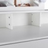 Tocador de maquillaje con Luz | Mueble tocador con Espejo 2 cajones y estantes de almacenamiento | Mesa de maquillaje