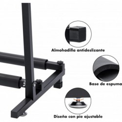 Soporte Guitarra de suelo para 3 instrumentos | Rack plegable universal para guitarra eléctrica, acústica o bajo
