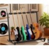 Soporte Guitarra de suelo para 5 instrumentos | Rack plegable universal para guitarra eléctrica, acústica o bajo