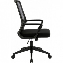 Silla de Oficina o Escritorio ergonómica con Ruedas giratorias y Soporte Lumbar. Respaldo de Malla Transpirable Max 150k