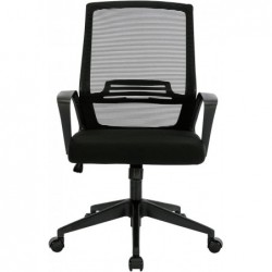 Silla de Oficina o Escritorio ergonómica con Ruedas giratorias y Soporte Lumbar. Respaldo de Malla Transpirable Max 150k