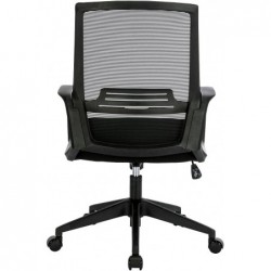 Silla de Oficina o Escritorio ergonómica con Ruedas giratorias y Soporte Lumbar. Respaldo de Malla Transpirable Max 150k