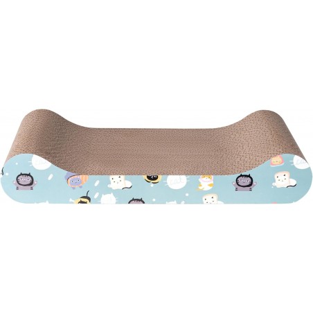 Rascador para Gatos. Tabla cartón para rascar. Tipo Alfombra. Sirve como Cama. Evita Que rasguen Muebles y sofás. Diseño