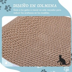 Rascador para Gatos. Tabla cartón para rascar. Tipo Alfombra. Sirve como Cama. Evita Que rasguen Muebles y sofás. Diseño