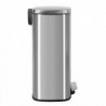 Cubo de Basura para la Cocina, 50 L, Cubo de Pedal de Acero con Tapa, Cierre Suave, Acero Inoxidable.