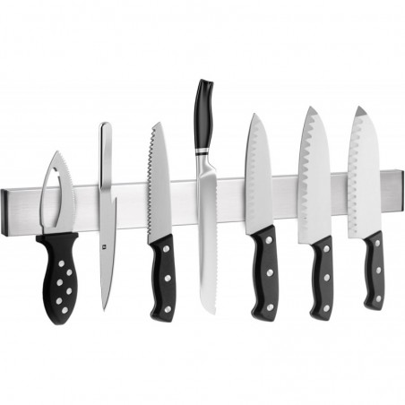 Barra Magnética para Cuchillos de Acero Inoxidable 30cm o 40cm | Soporte Cuchillero con Adhesivo 3M y Tornillos