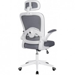 Silla de Oficina Ergonómica, de Escritorio, Ejecutiva, Giratoria con Ruedas, de Juegos, Malla Transpirable, Reposabrazos