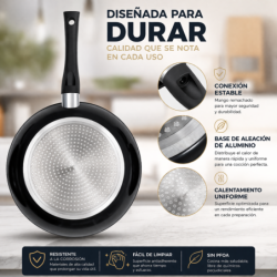 JUEGO DE SARTENES AM-AP2048-BLACK