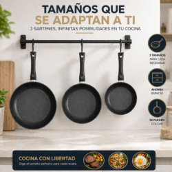 JUEGO DE SARTENES AM-AP2048-BLACK