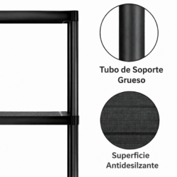 ESTANTERIAS PLASTICO AM-PSR04-Black