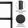 ESTANTERIAS PLASTICO AM-PSR04-Black