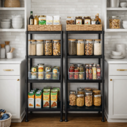 ESTANTERIAS PLASTICO AM-PSR04-Black