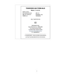 TENDEDERO AM-TCR98-BLUE