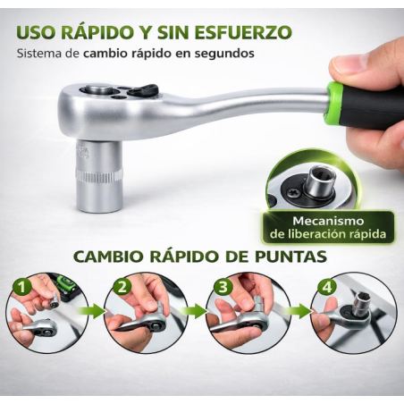 T-LoVendo Maletin de Herramientas juego 130 pcs piezas Caja Maleta para Taller Carraca Llaves Vaso Pequeña Portátil¡
