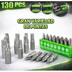 T-LoVendo Maletin de Herramientas juego 130 pcs piezas Caja Maleta para Taller Carraca Llaves Vaso Pequeña Portátil¡