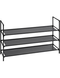 Zapatero de 2 Alturas Estrecho - Organizador de Zapatos y Botas para 8 Pares con Estantería Abierta 99,5x41x28 cm