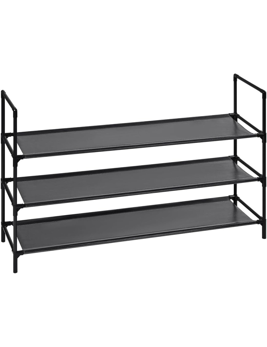 Zapatero de 2 Alturas Estrecho - Organizador de Zapatos y Botas para 8 Pares con Estantería Abierta 99,5x41x28 cm